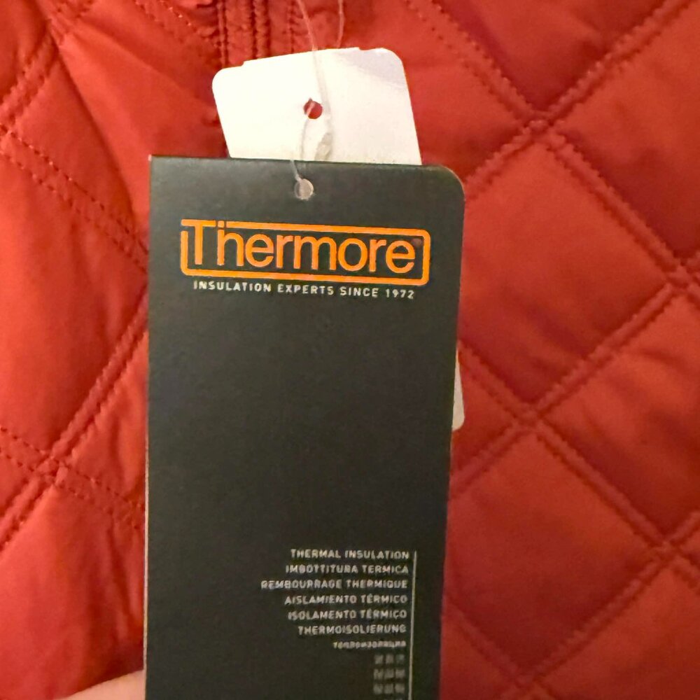 Brooks Brothers Big Tall Paddock Diamond Quilted Vest Red - Picture 7 of 8